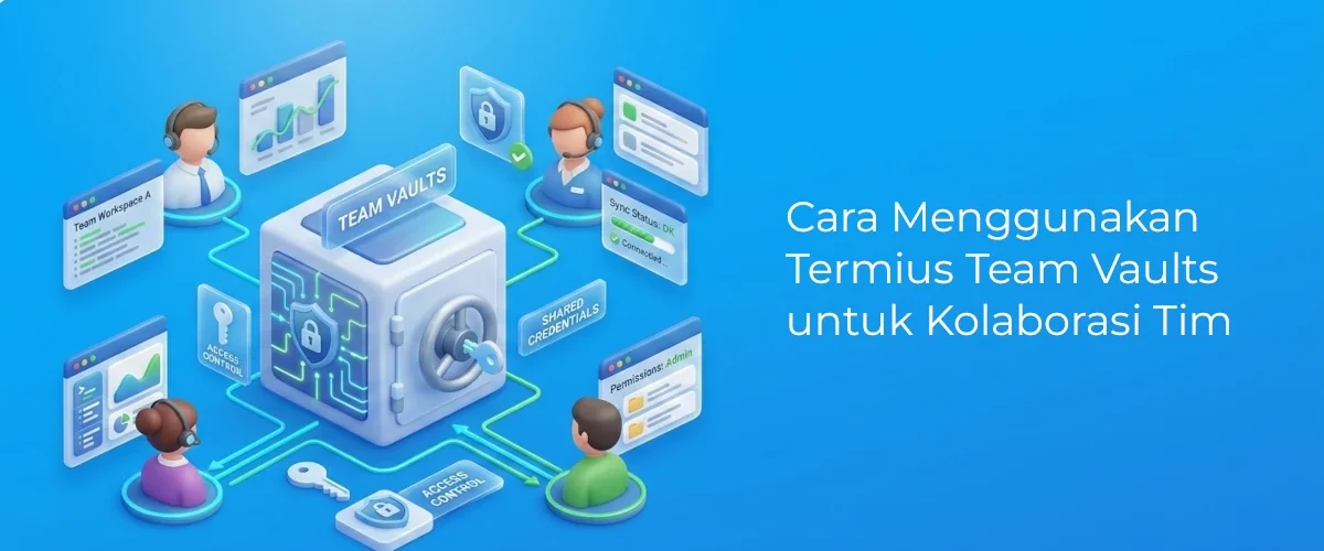 Banner - Cara Menggunakan Termius Team Vaults