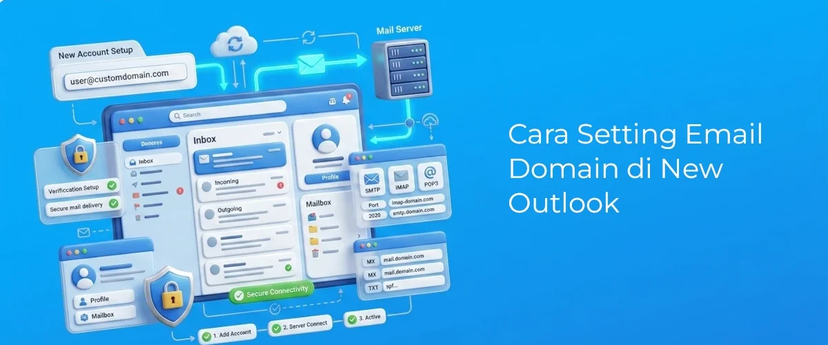 Banner - Cara Setting Email Domain di New Outlook