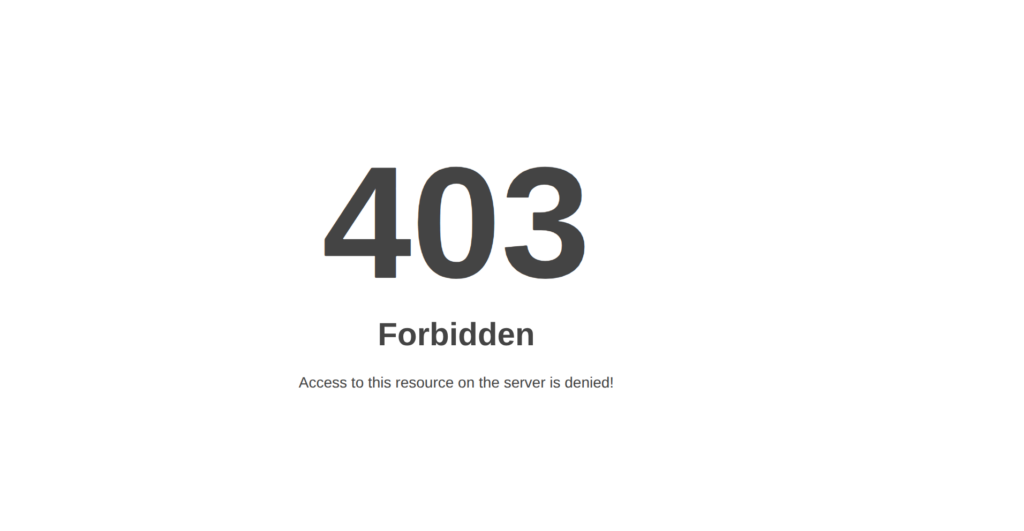 Hardening WordPress - 403