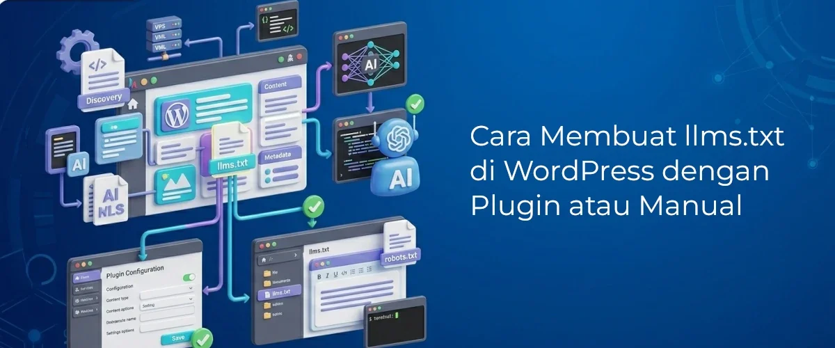 Banner - Cara Membuat llms.txt di WordPress