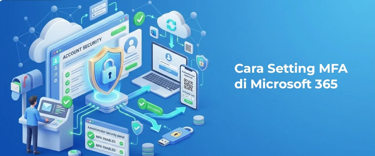 Banner - Cara Setting MFA di Microsoft 365
