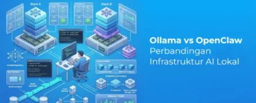 Banner - Perbandingan Ollama vs OpenClaw