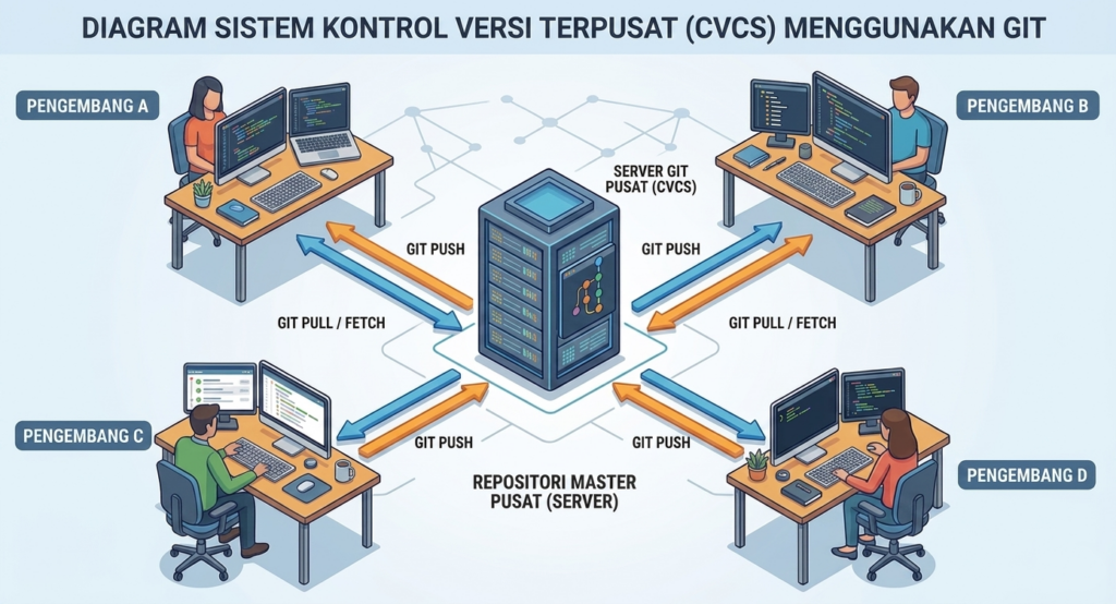 diagram VCS GIT