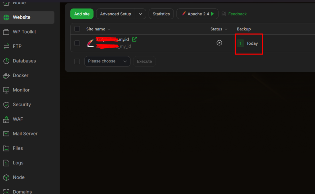 pilih backup
