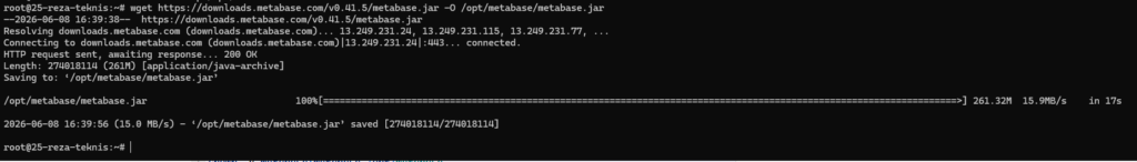 Download metabase