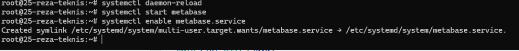 menjalankan service systemd