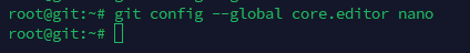 mengatur text editor default untuk git