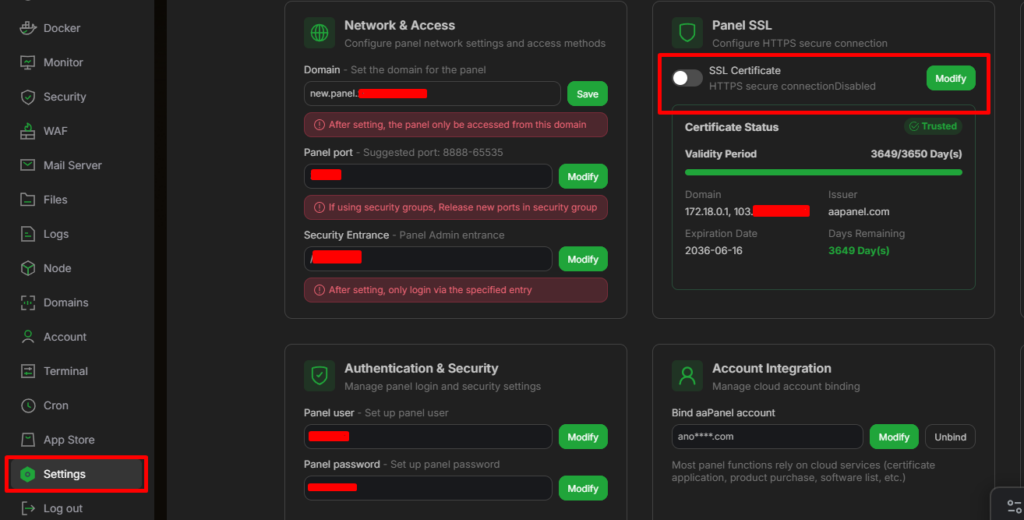 aktifkan SSL