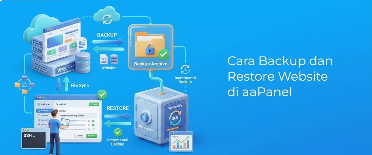 Banner - Cara Backup dan Restore Website di aaPanel