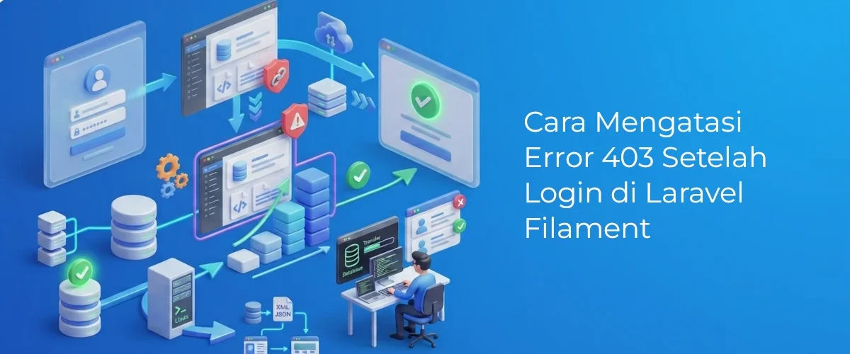 Banner - Cara Mengatasi Error 403 Setelah Login di Laravel Filament