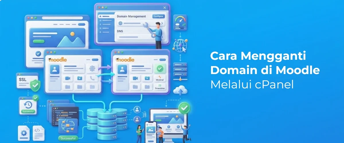Cara Mengganti Domain di Moodle Melalui cPanel