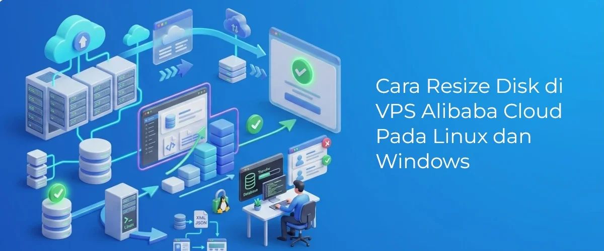 Banner - Cara Resize Disk di VPS Alibaba Cloud