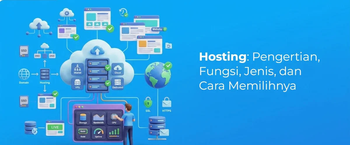 Banner - apa itu hosting adalah