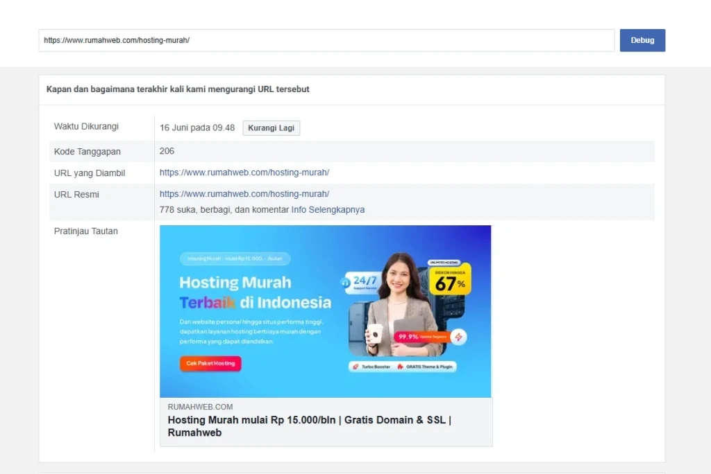 contoh open graph pada halaman Rumahweb