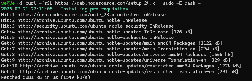 instalasi nodejs