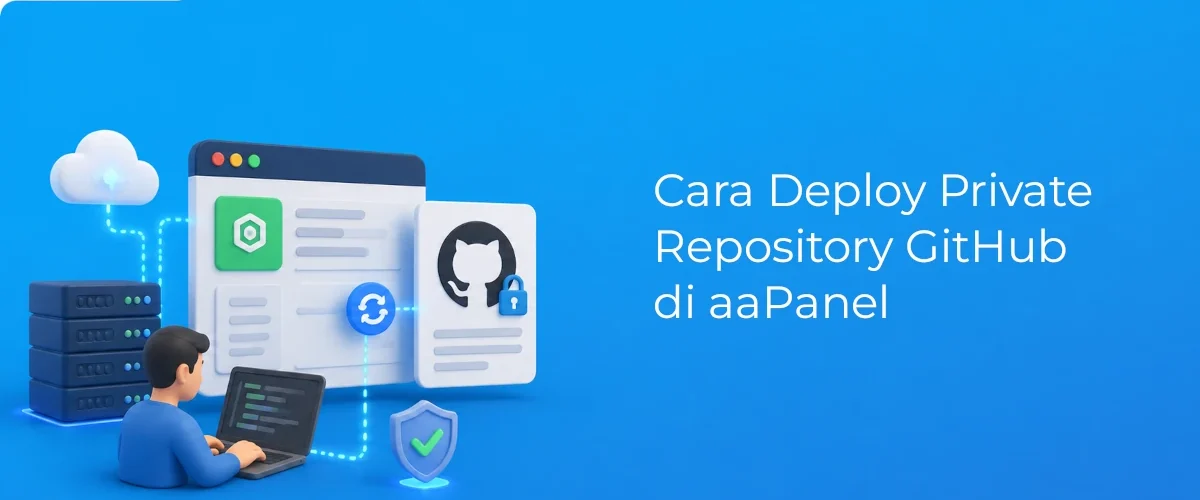 Banner - Cara Deploy Private Repository GitHub di aaPanel