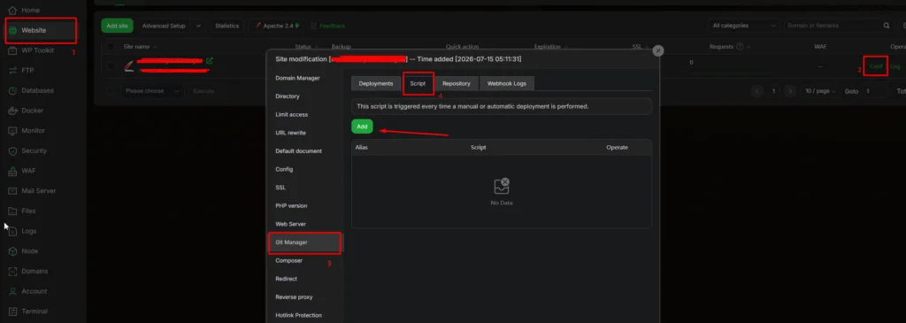 Membuat deployment script