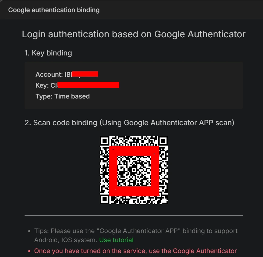 scan authenticator kode