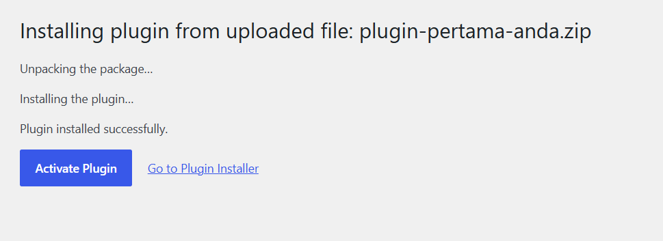 aktifkan plugin