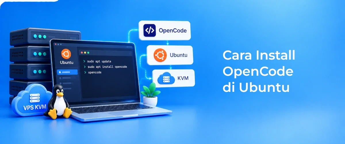Banner - Cara Install OpenCode di Ubuntu