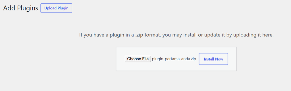 tambah plugin