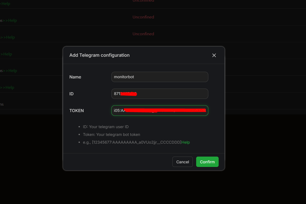 setelah menambahkan token