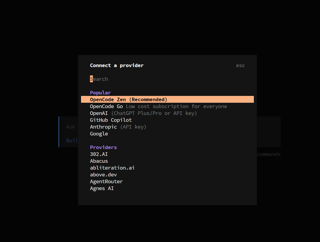 Menghubungkan API Key dan memilih model