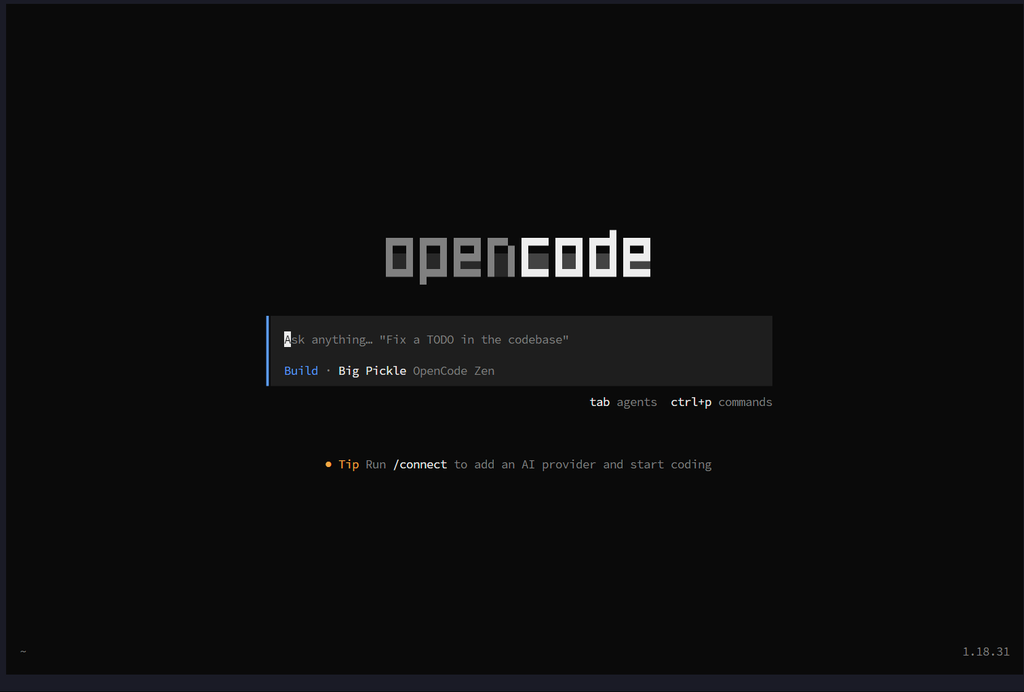 mulai menggunakan opencode
