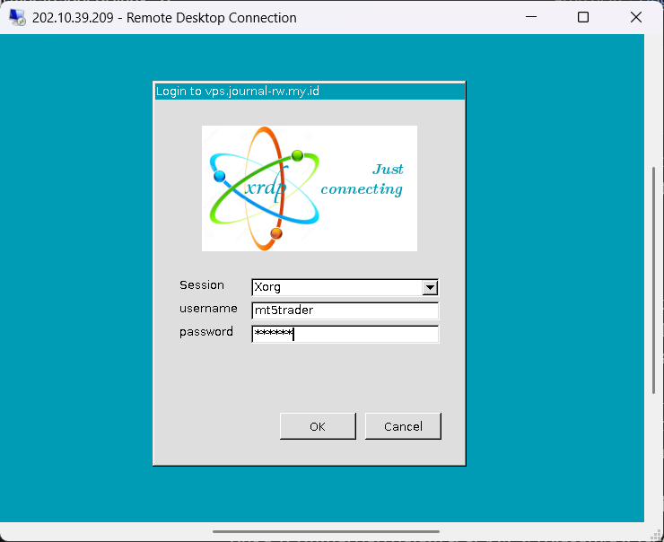 Login desktop RDP