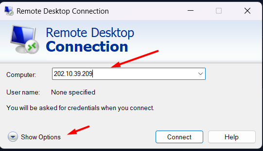 melakukan koneksi rdp ke vps ubuntu