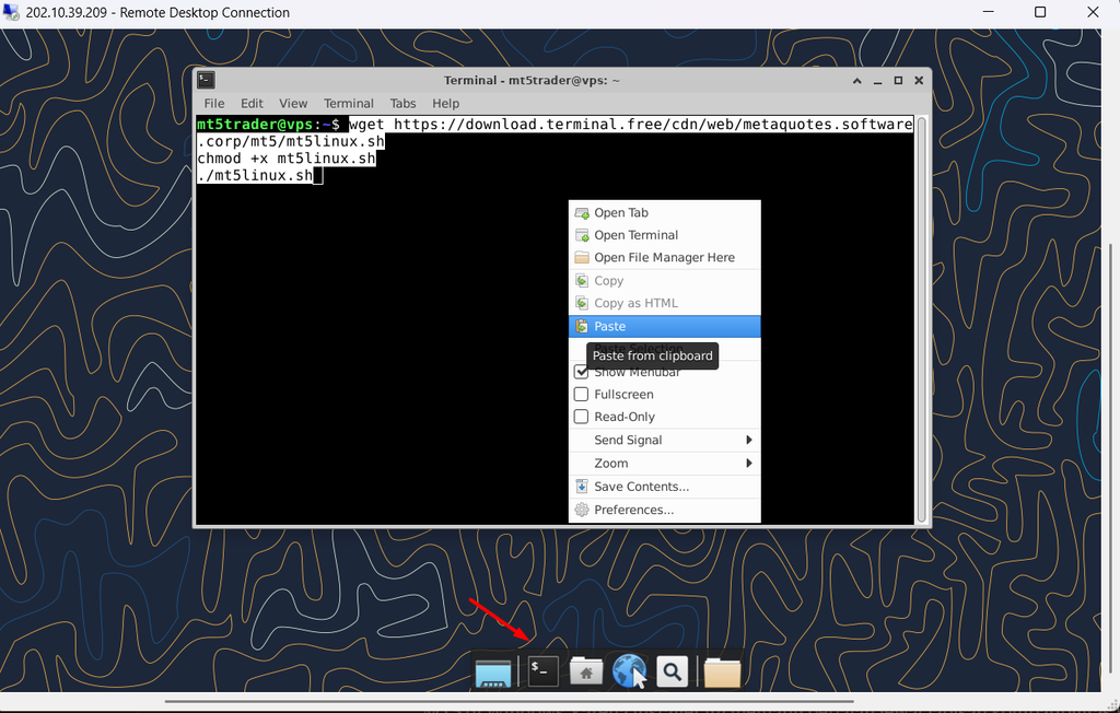 install metatrader 5 dari wine