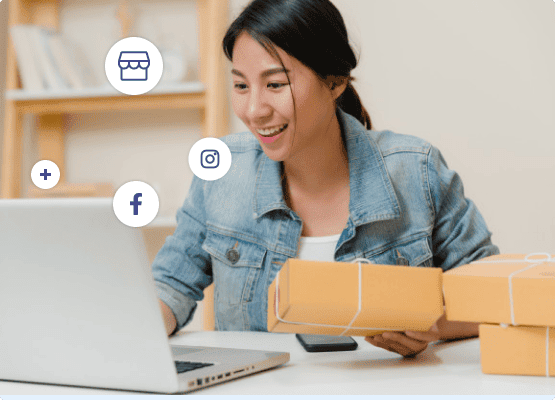 Konek ke Sosmed dan Lapak