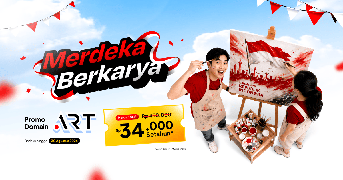 Merdeka Berkarya dengan Domain .ART