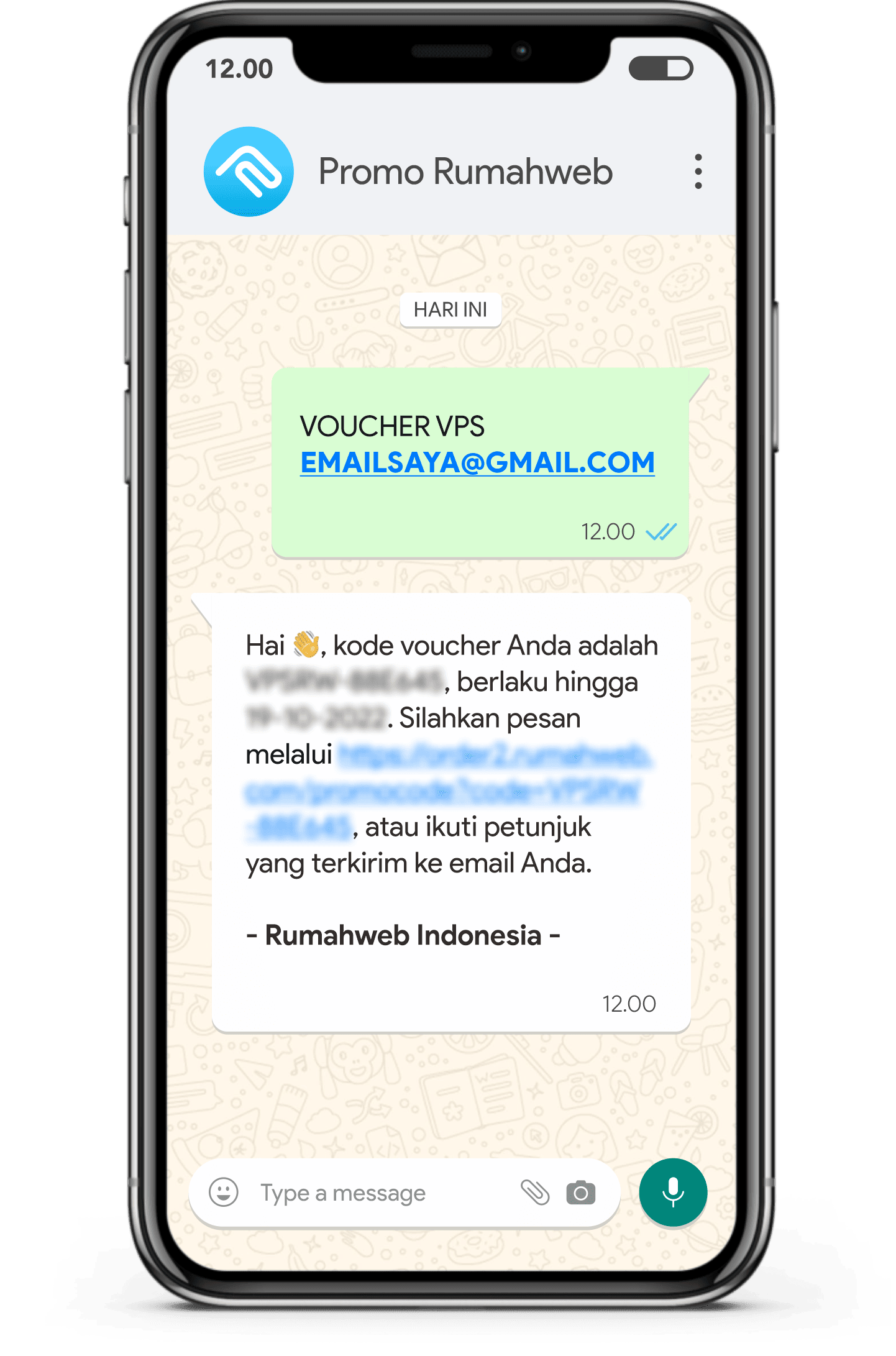 Tagihan via WhatsApp